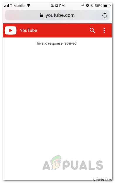 How to Fix “Invalid Response Received” on YouTube?
