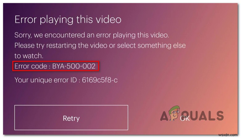 Fix Hulu Error Code ‘BYA-500-002’
