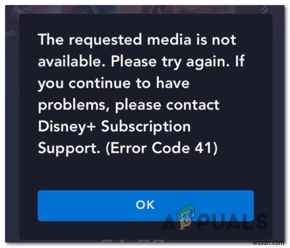 How to Fix ‘Error Code 41’ Disney Plus