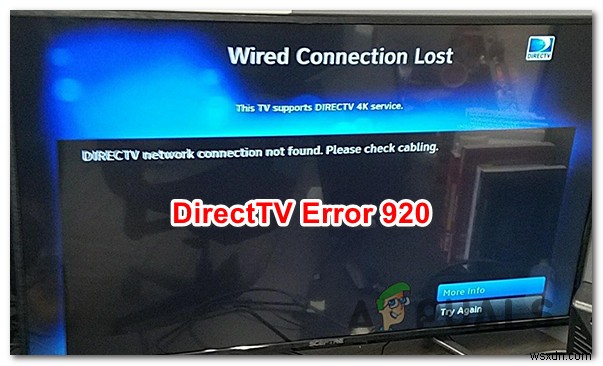 How to Fix DirecTV Error 920