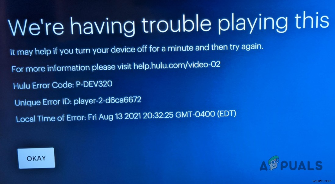 Hulu Error Code P-DEV320? Try these methods