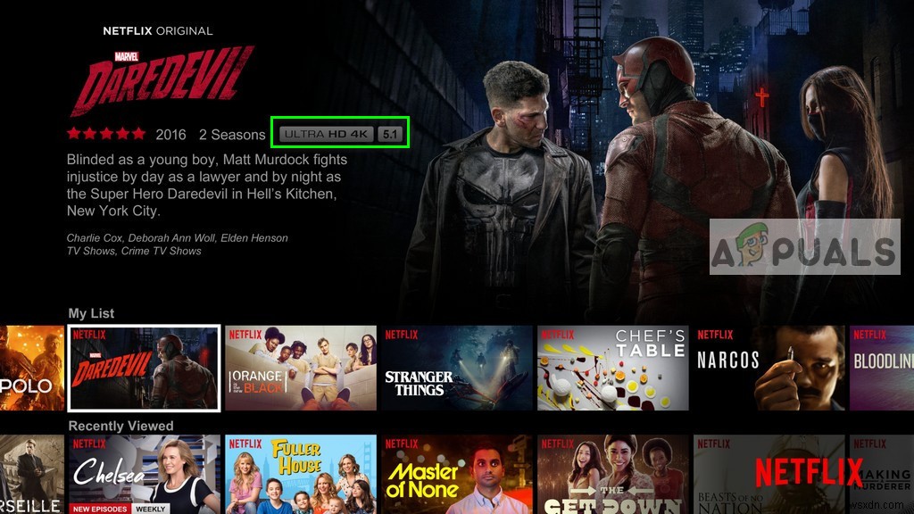 [FIX] Netflix not Showing Videos in 4K