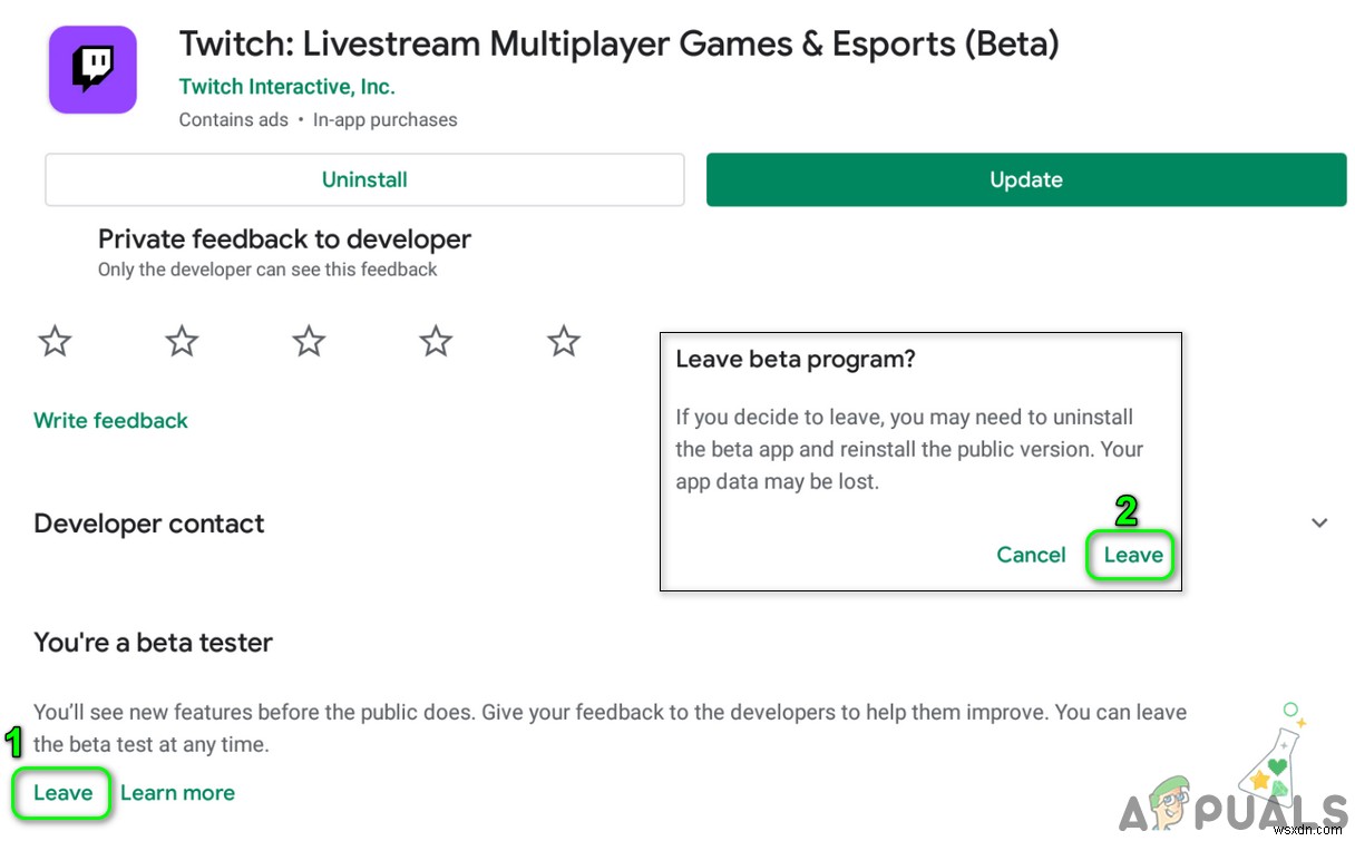 Fix: Twitch Mobile App not Working