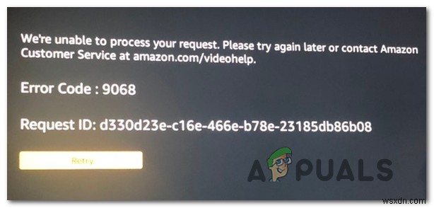 How to Fix Amazon Prime Error Code 9068