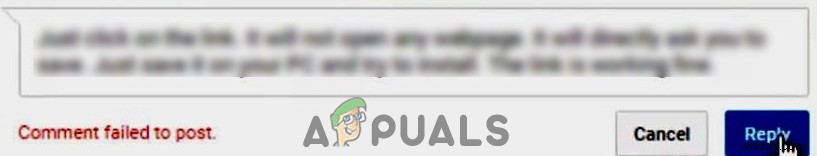 Fix: YouTube Comment Failed to Post