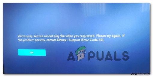 How to Fix Disney+ App Error Code 39?