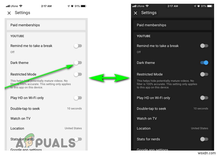 How to Switch YouTube to Dark Mode
