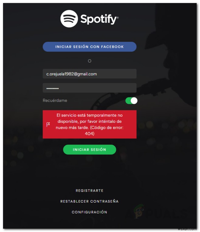 Spotify Login Error 404: Troubleshooting