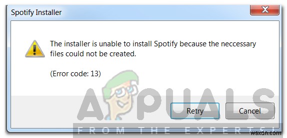 How to Fix Spotify Error Code 13