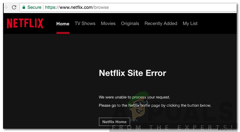 How to Fix Netflix Site Error
