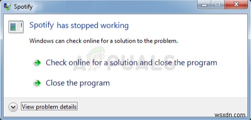 Fix: Spotify Keeps Crashing on Windows 10