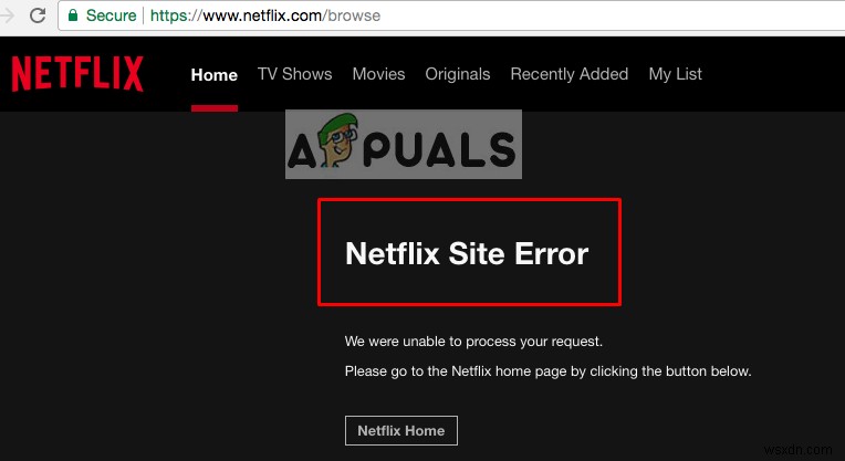 Fix: Netflix Error 1.1