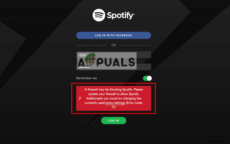 Fix: Spotify Error Code 17