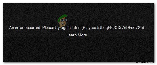 Fix: An Error Occurred ‘try again’ Playback ID on YouTube