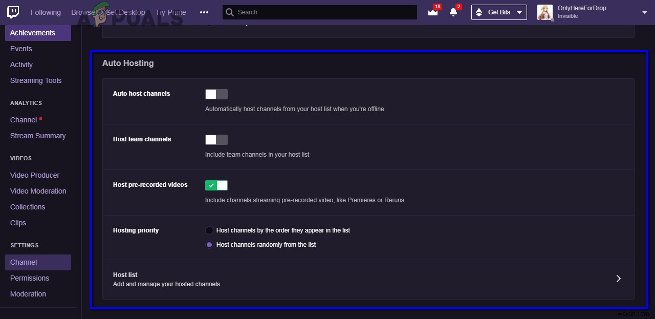 How to Host Another Twitch Channel on Your Stream