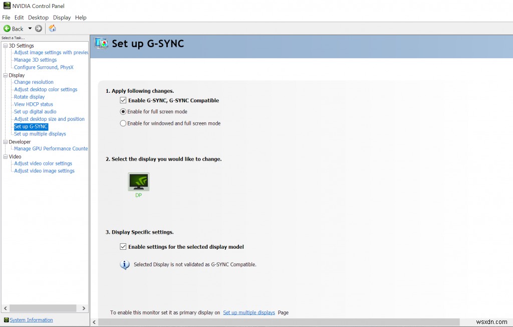 How to Enable and Validate G-Sync on a FreeSync Gaming Monitor