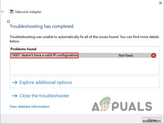 WiFi doesnt have a valid IP configuration? Try these fixes