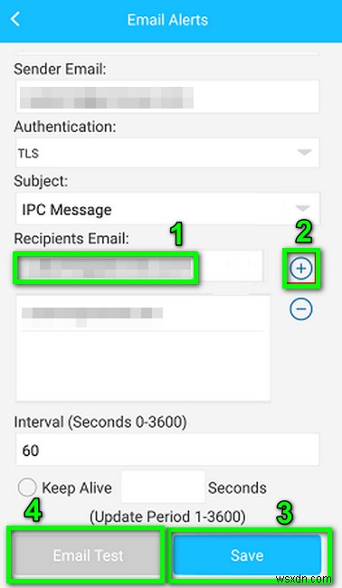 Fix: Amcrest Email Test Failed