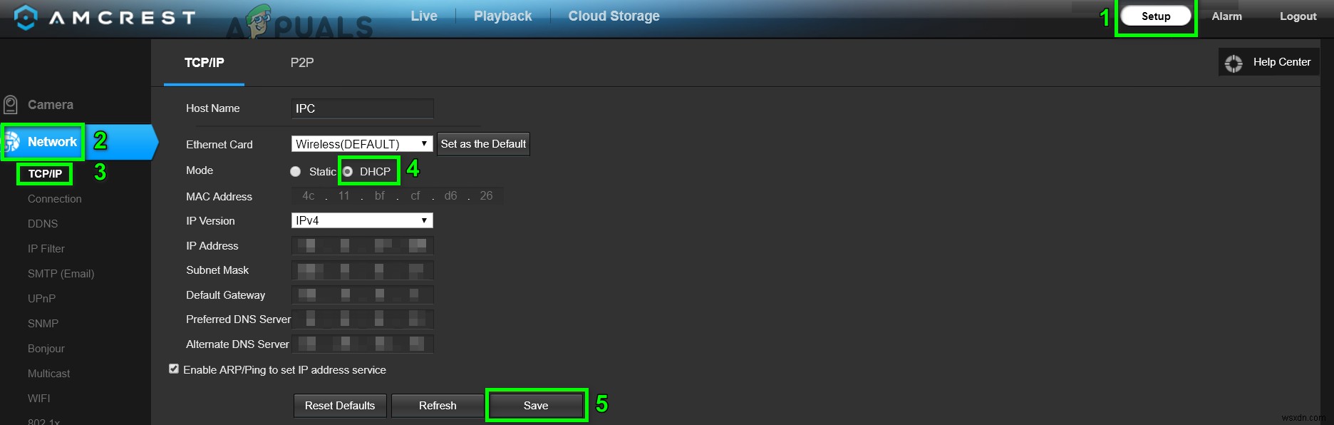 Fix: Amcrest Email Test Failed