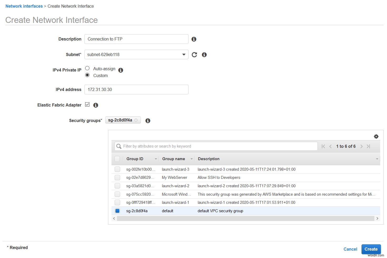 How to Add a Second Network Card to Amazon EC2 instance?