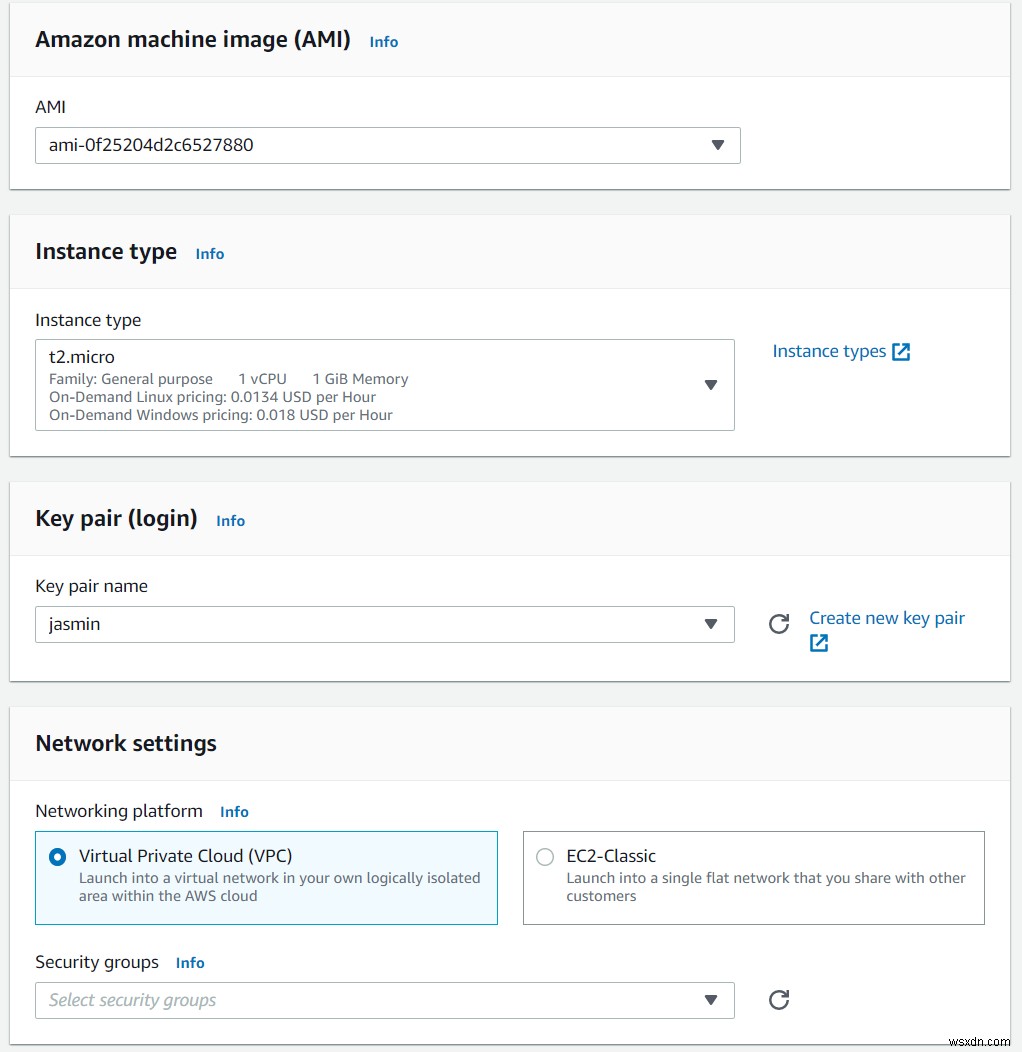 How to Create a template from Amazon EC2 Instance