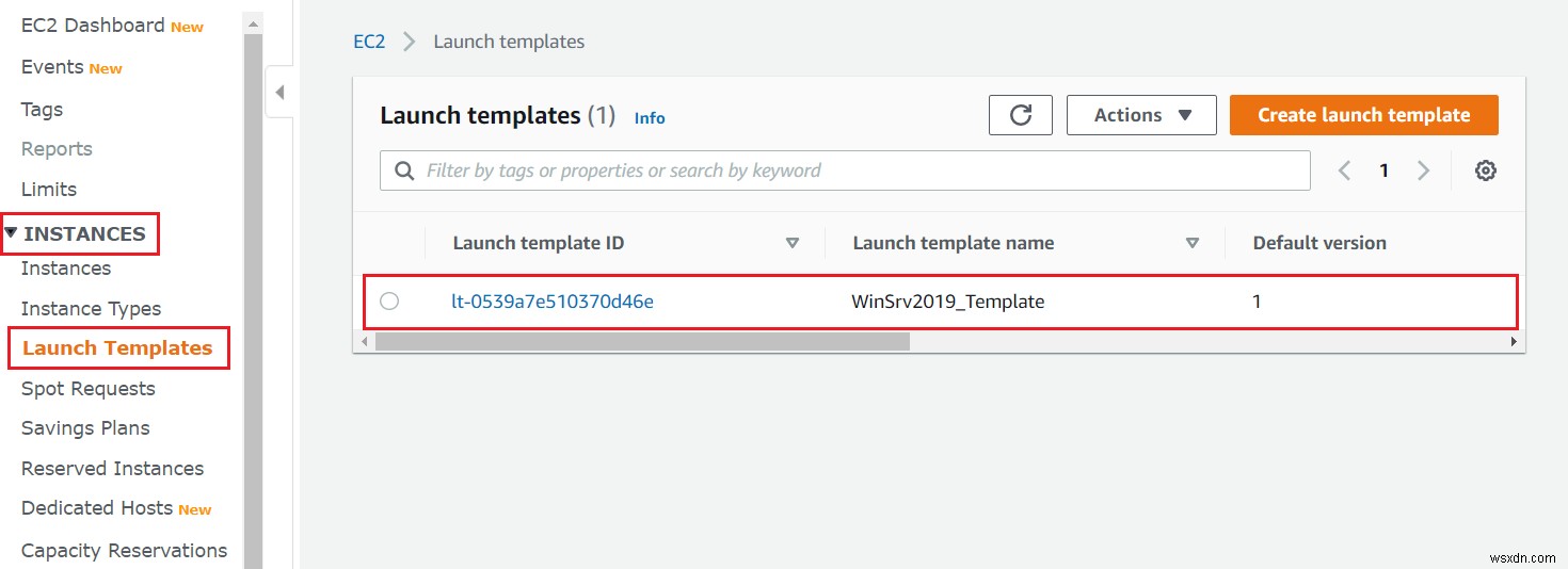 How to Create a template from Amazon EC2 Instance