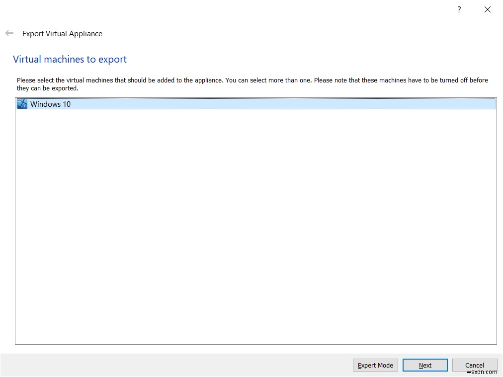 Export and Import VMs on Oracle VM VirtualBox