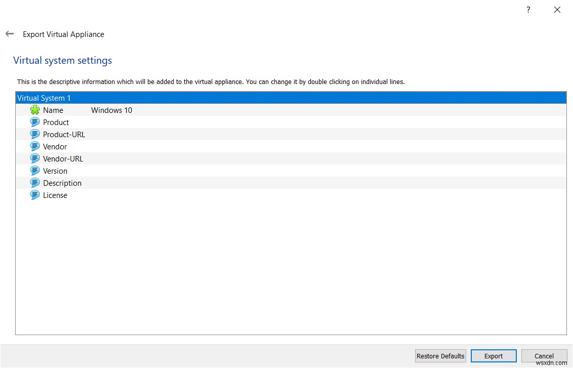 Export and Import VMs on Oracle VM VirtualBox
