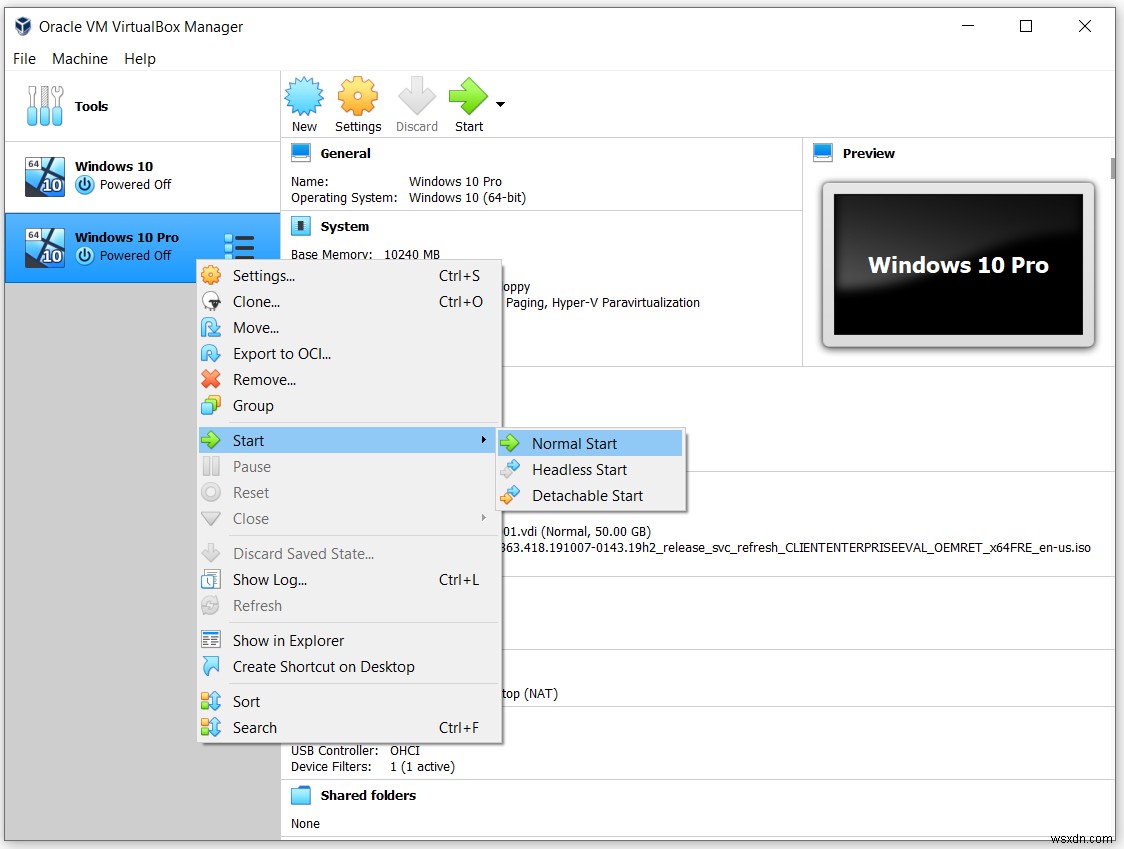 Export and Import VMs on Oracle VM VirtualBox