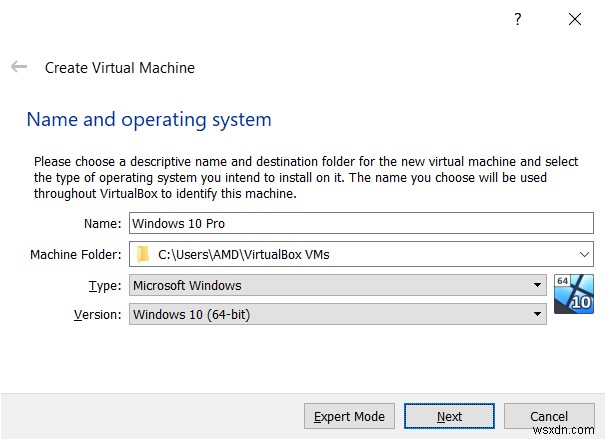 Create your First Virtual Machine in Oracle VM VirtualBox