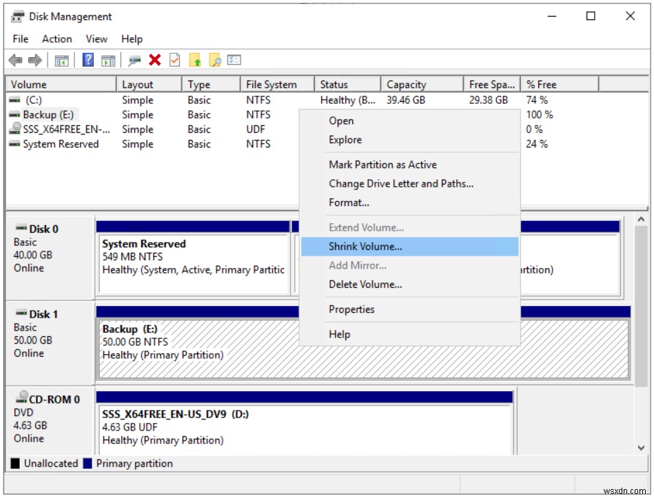 How to Shrink and Extend the Volume in Hyper-V 2019