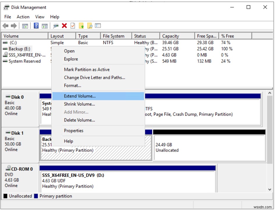 How to Shrink and Extend the Volume in Hyper-V 2019