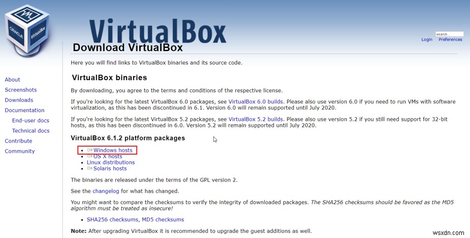 How to Install Oracle VM VirtualBox on Windows 10