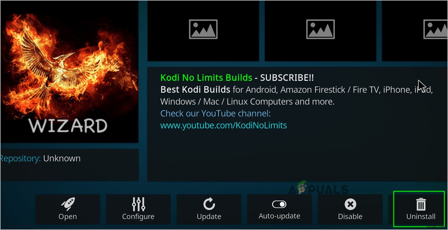 Kodi No Limit not Working