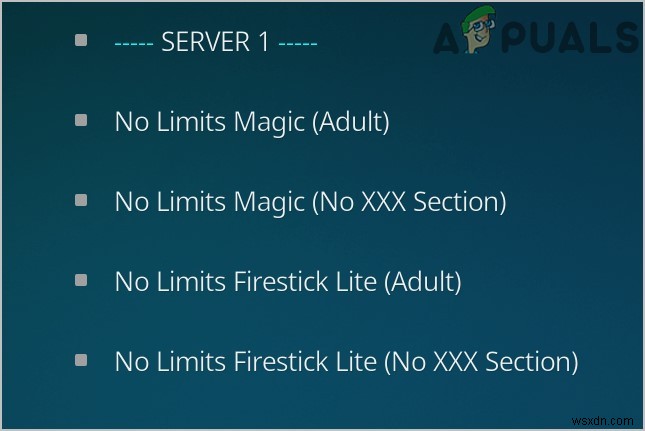 Kodi No Limit not Working