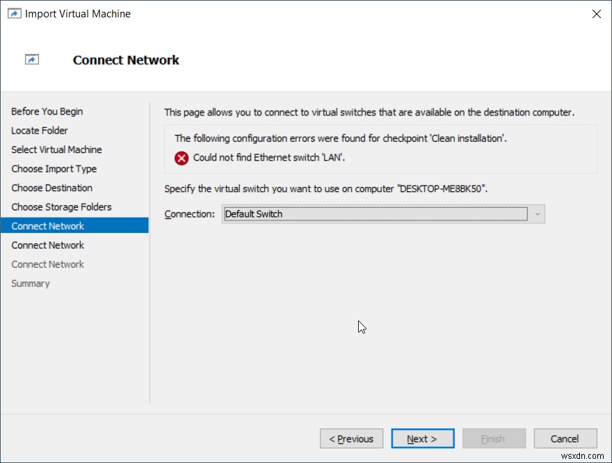 Exporting and Importing Virtual Machines in Hyper-V 2019