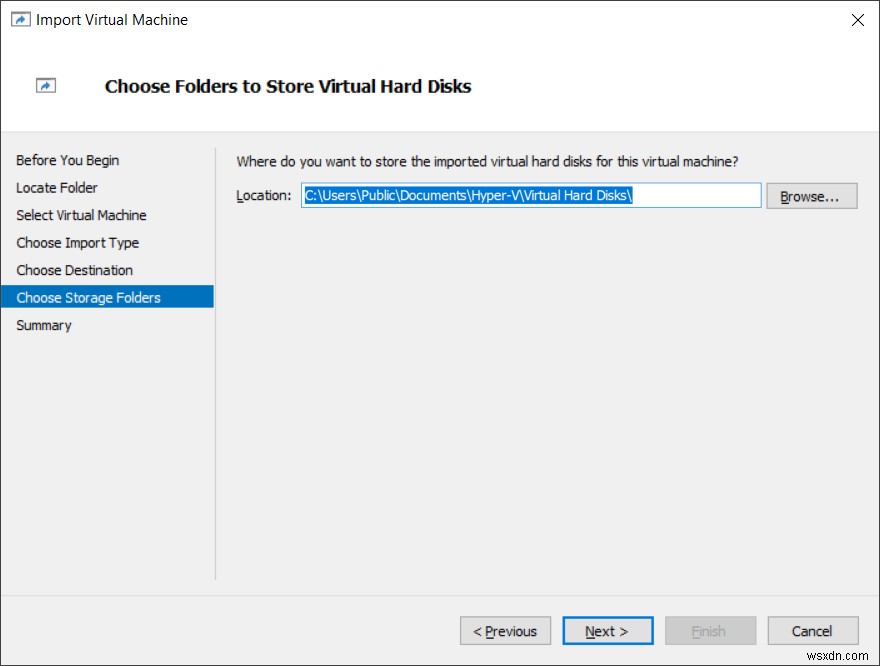 Exporting and Importing Virtual Machines in Hyper-V 2019