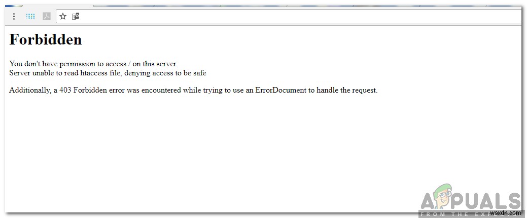 How to Fix ‘Forbidden – You Don’t Have Permission To Access / on this Server’ on a Domain After Setting Up Apache?