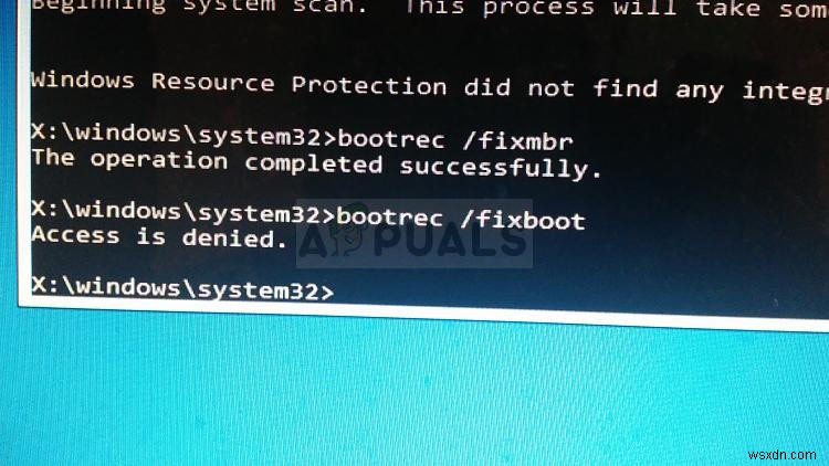 How to Fix ‘bootrec /fixboot’ Access Denied on Windows 7,8 and 10