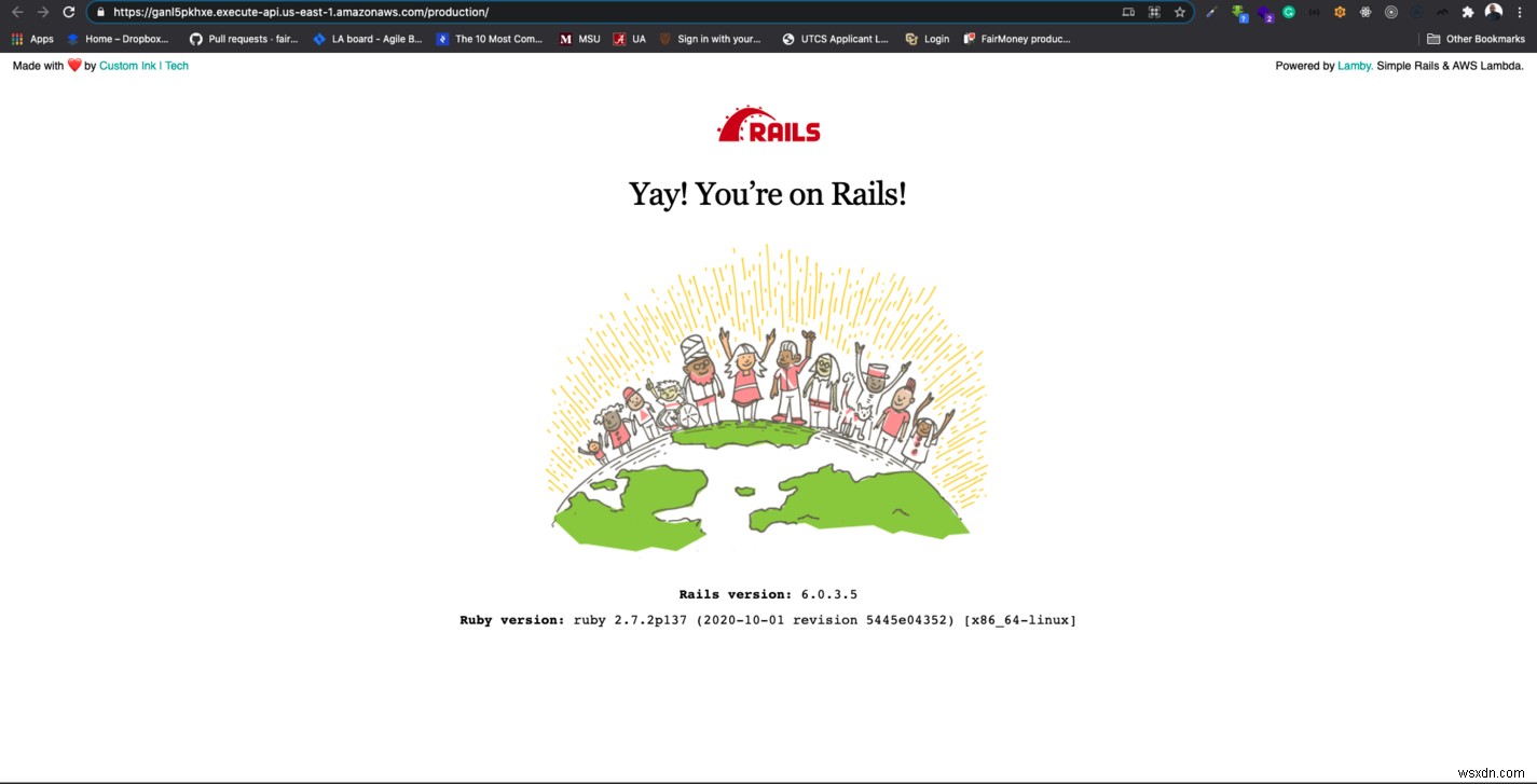 Deploying Rails to AWS Lambda