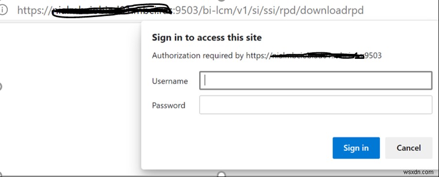 Transfer an RPD for OBIEE with a web browser