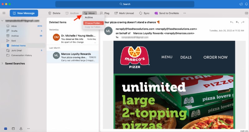 How to Recover Deleted Items in Outlook for Mac