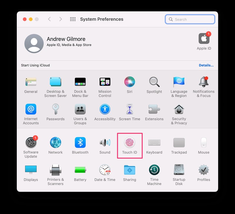 How to Enable Touch ID on MacBook Pro
