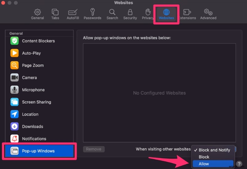 How to Unblock Pop-Ups on Your Mac