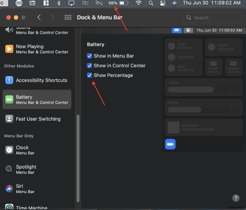 How to Show Battery Percentage on MacBook Pro
