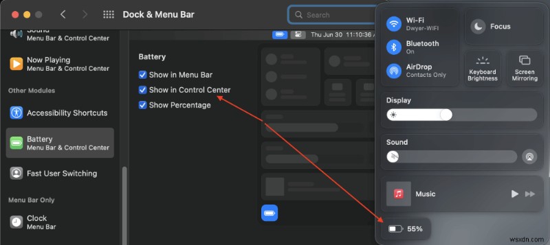 How to Show Battery Percentage on MacBook Pro
