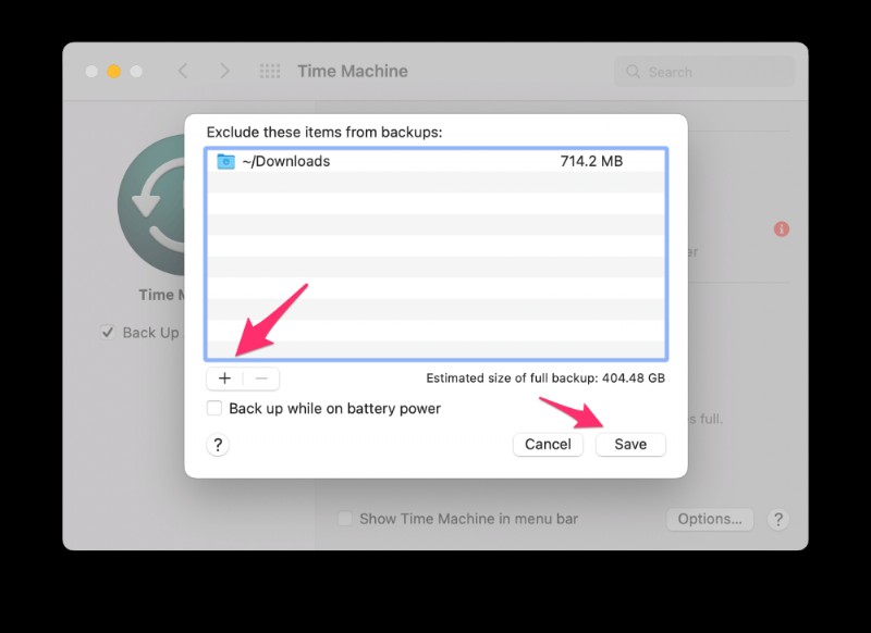 What Does Time Machine Back Up?