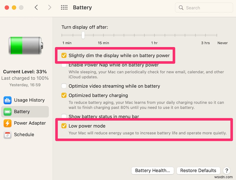 How to Save Battery on MacBook Pro