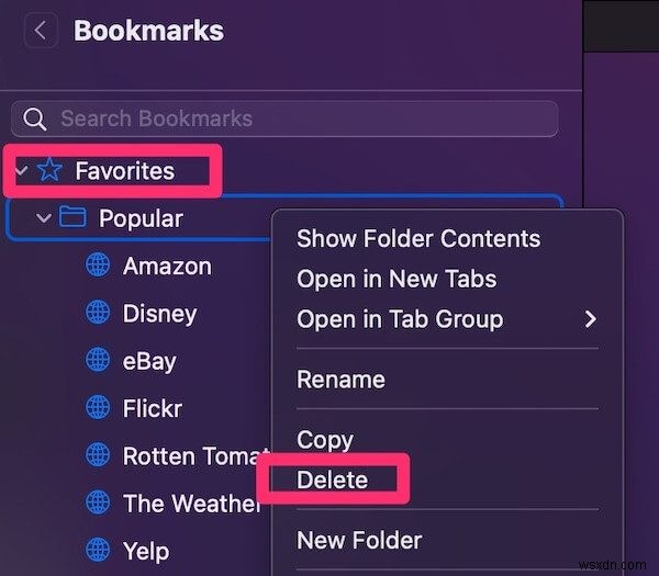 How to Delete Bookmarks on Mac (Safari, Chrome, Firefox)