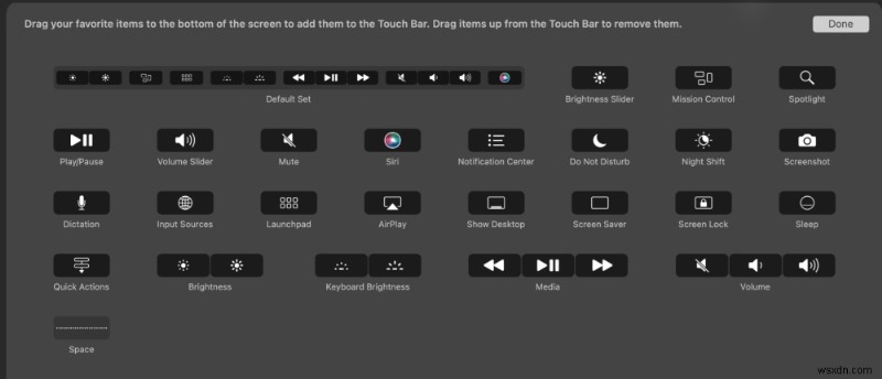 How to Customize Touch Bar on MacBook Pro